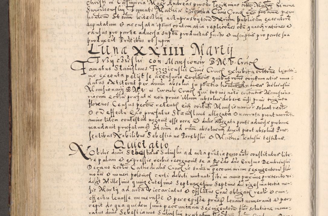 Zdjęcie nr 696 dla obiektu archiwalnego: [Liber actorum, vicariatus et officialatus Cracoviensis ad annum Domini 1574 et seqventes]