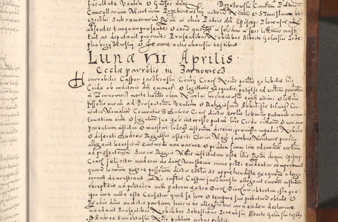 Zdjęcie nr 697 dla obiektu archiwalnego: [Liber actorum, vicariatus et officialatus Cracoviensis ad annum Domini 1574 et seqventes]