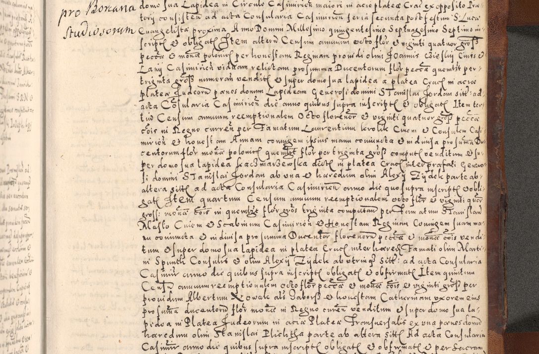 Zdjęcie nr 695 dla obiektu archiwalnego: [Liber actorum, vicariatus et officialatus Cracoviensis ad annum Domini 1574 et seqventes]