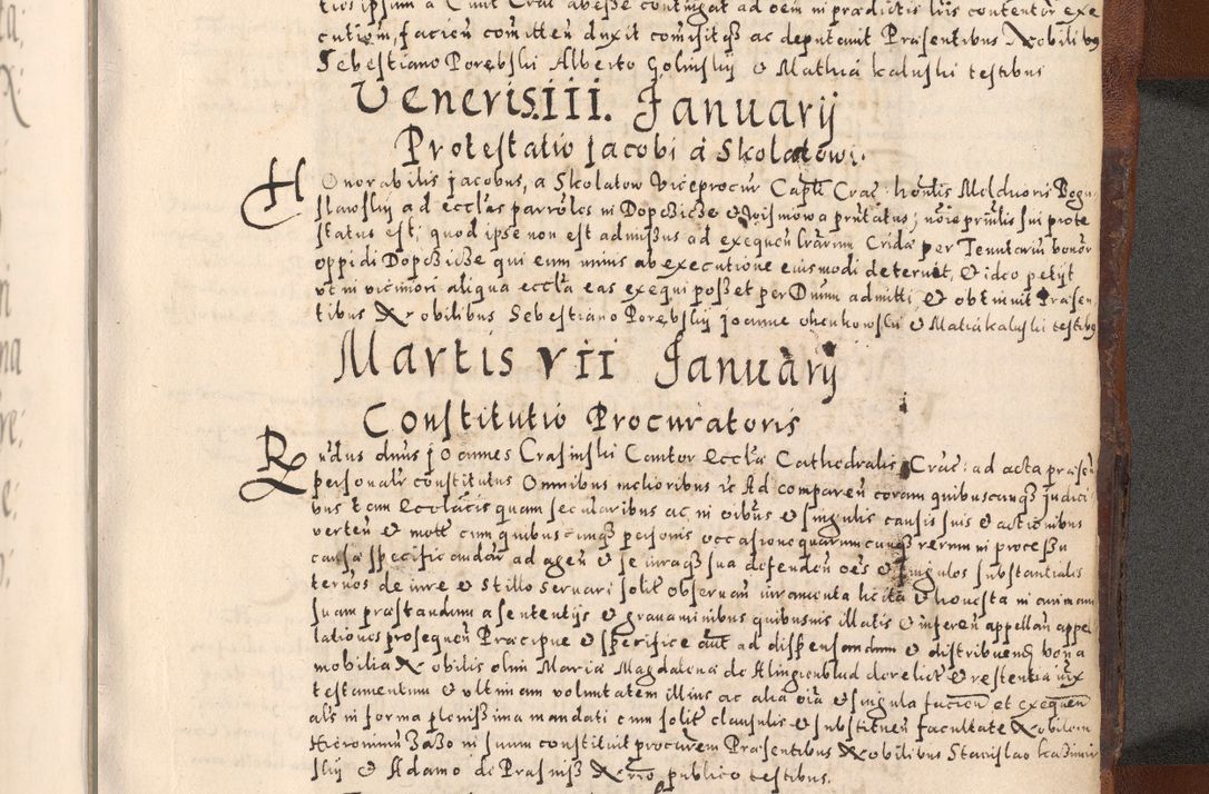 Zdjęcie nr 669 dla obiektu archiwalnego: [Liber actorum, vicariatus et officialatus Cracoviensis ad annum Domini 1574 et seqventes]