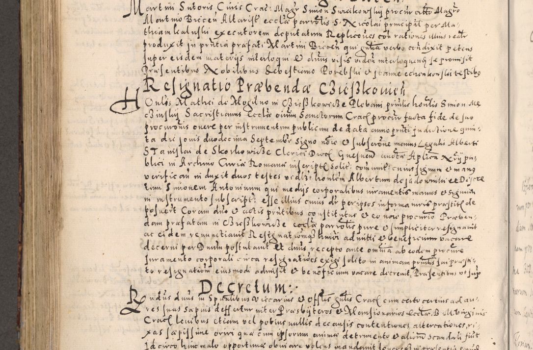 Zdjęcie nr 658 dla obiektu archiwalnego: [Liber actorum, vicariatus et officialatus Cracoviensis ad annum Domini 1574 et seqventes]
