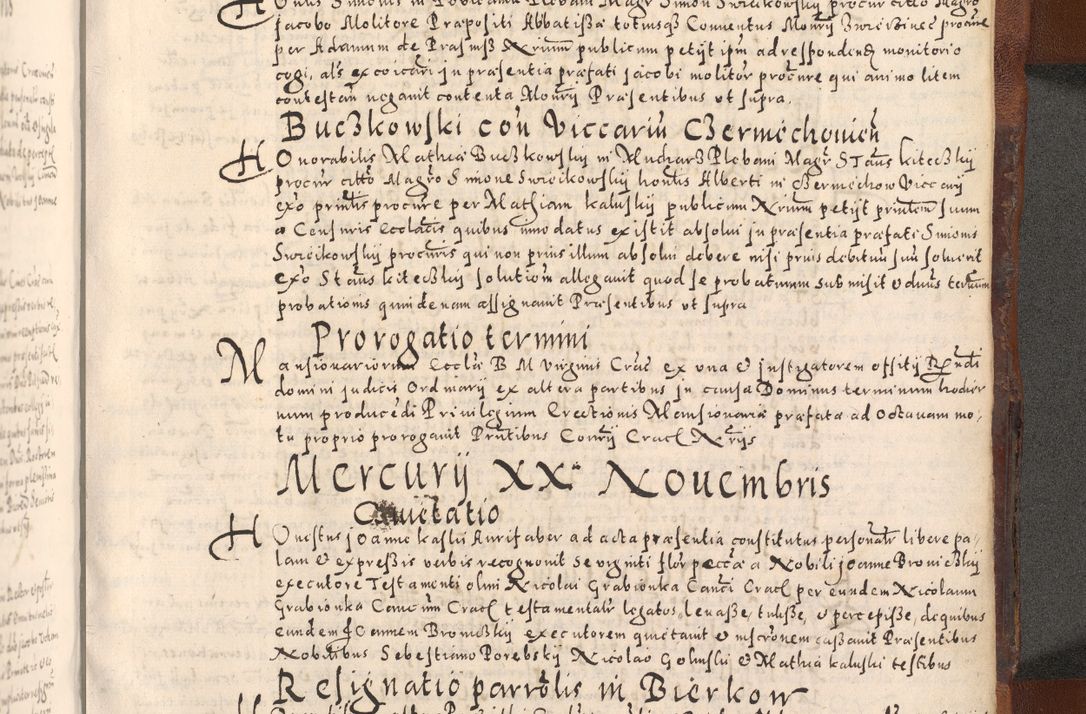 Zdjęcie nr 657 dla obiektu archiwalnego: [Liber actorum, vicariatus et officialatus Cracoviensis ad annum Domini 1574 et seqventes]