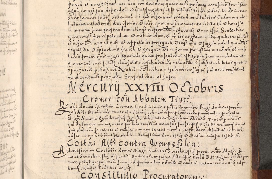 Zdjęcie nr 653 dla obiektu archiwalnego: [Liber actorum, vicariatus et officialatus Cracoviensis ad annum Domini 1574 et seqventes]