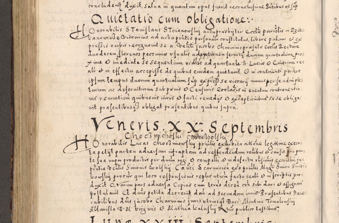 Zdjęcie nr 638 dla obiektu archiwalnego: [Liber actorum, vicariatus et officialatus Cracoviensis ad annum Domini 1574 et seqventes]