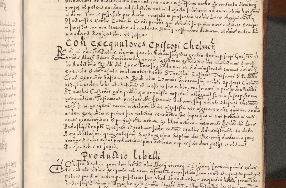 Zdjęcie nr 631 dla obiektu archiwalnego: [Liber actorum, vicariatus et officialatus Cracoviensis ad annum Domini 1574 et seqventes]