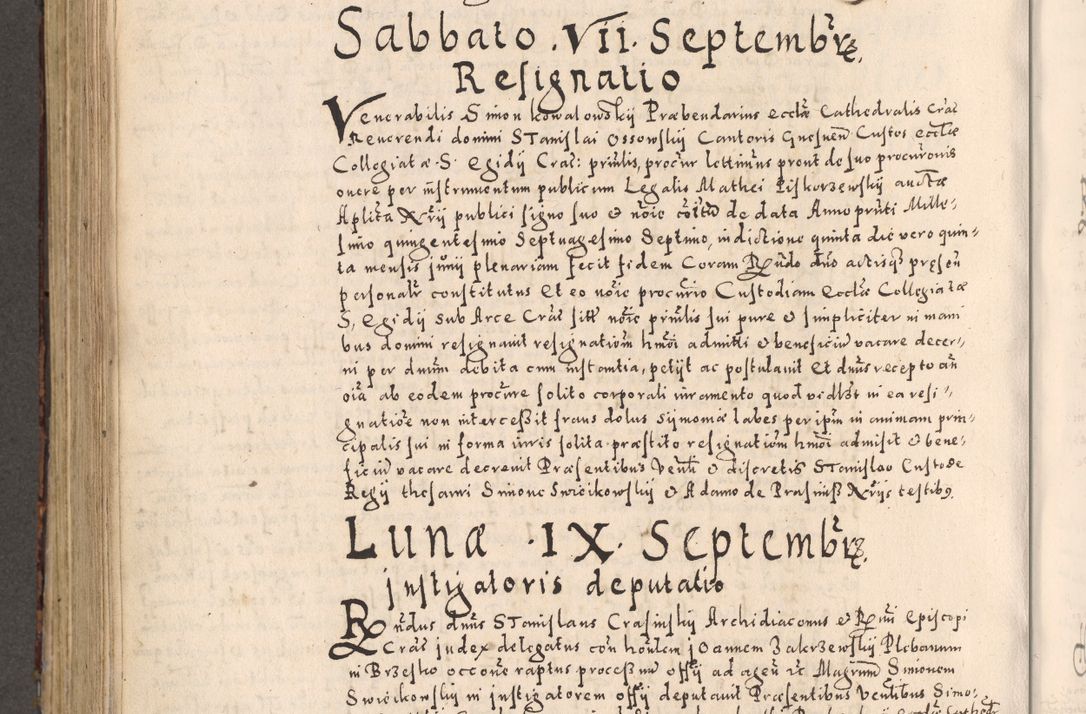 Zdjęcie nr 630 dla obiektu archiwalnego: [Liber actorum, vicariatus et officialatus Cracoviensis ad annum Domini 1574 et seqventes]