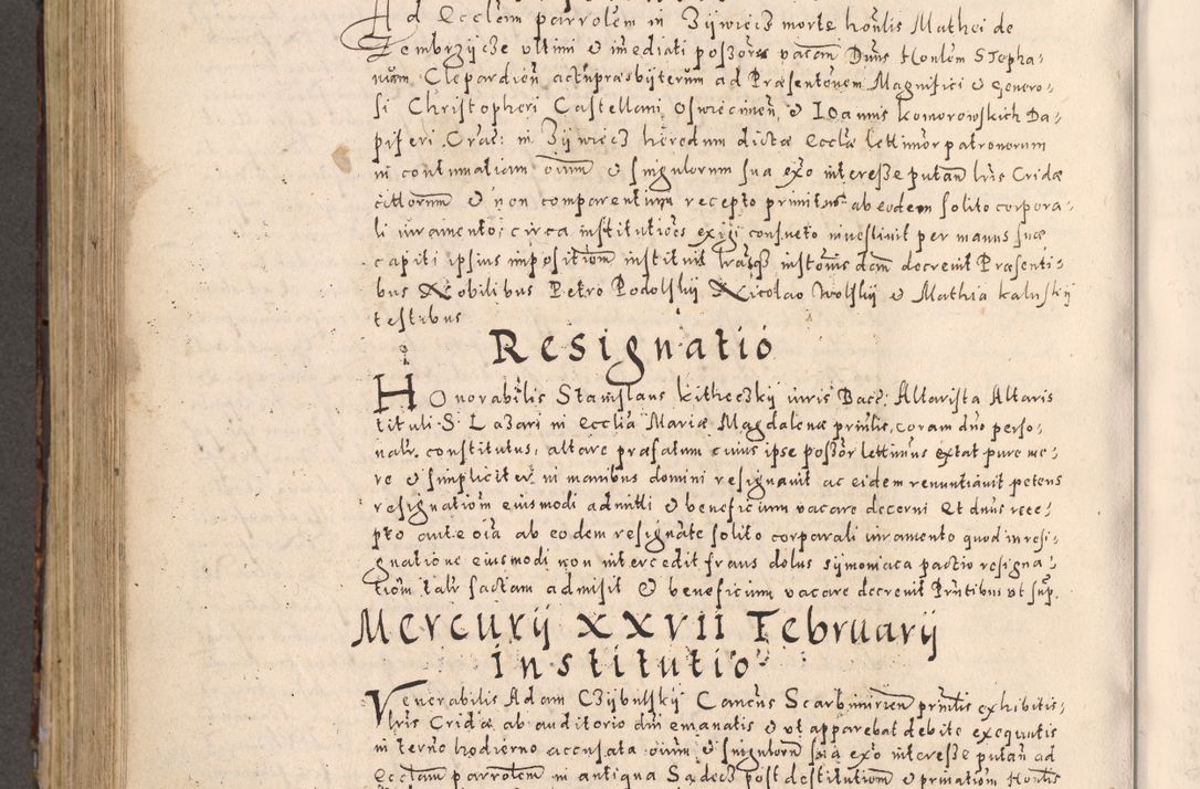 Zdjęcie nr 618 dla obiektu archiwalnego: [Liber actorum, vicariatus et officialatus Cracoviensis ad annum Domini 1574 et seqventes]