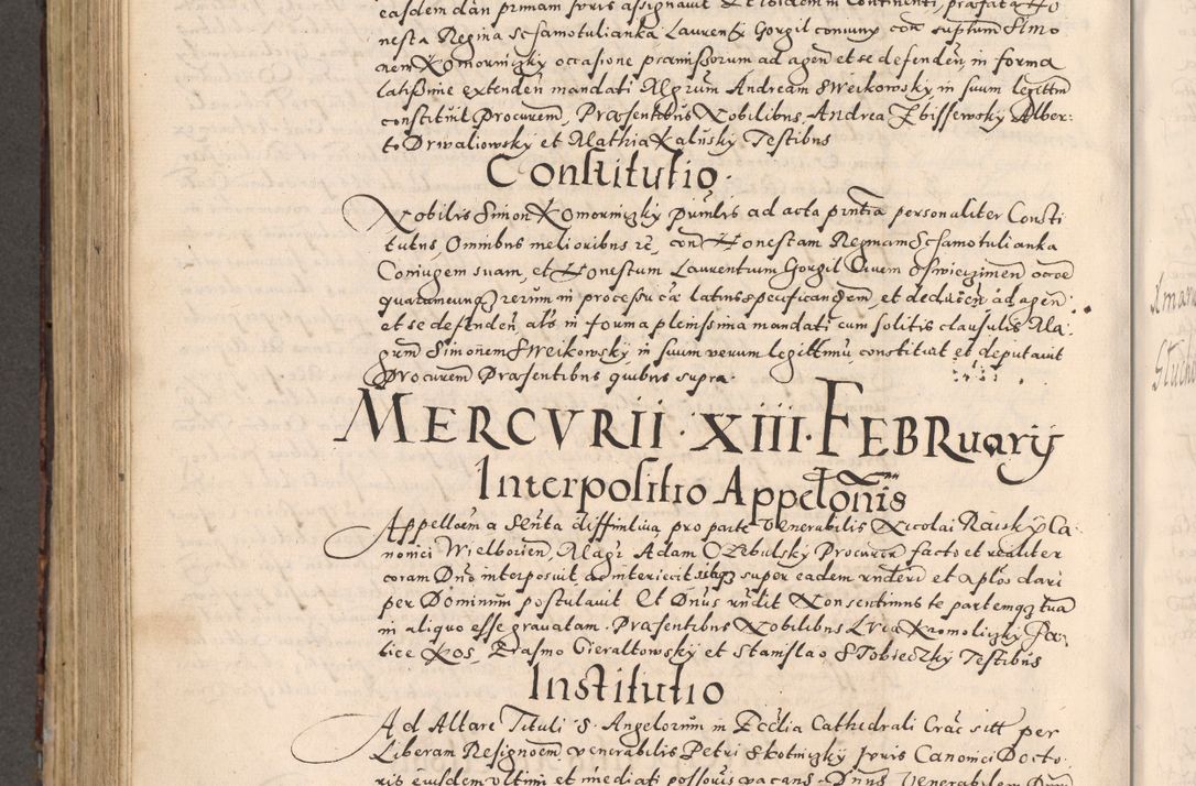 Zdjęcie nr 612 dla obiektu archiwalnego: [Liber actorum, vicariatus et officialatus Cracoviensis ad annum Domini 1574 et seqventes]