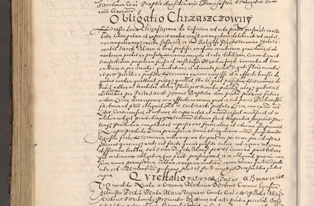 Zdjęcie nr 614 dla obiektu archiwalnego: [Liber actorum, vicariatus et officialatus Cracoviensis ad annum Domini 1574 et seqventes]