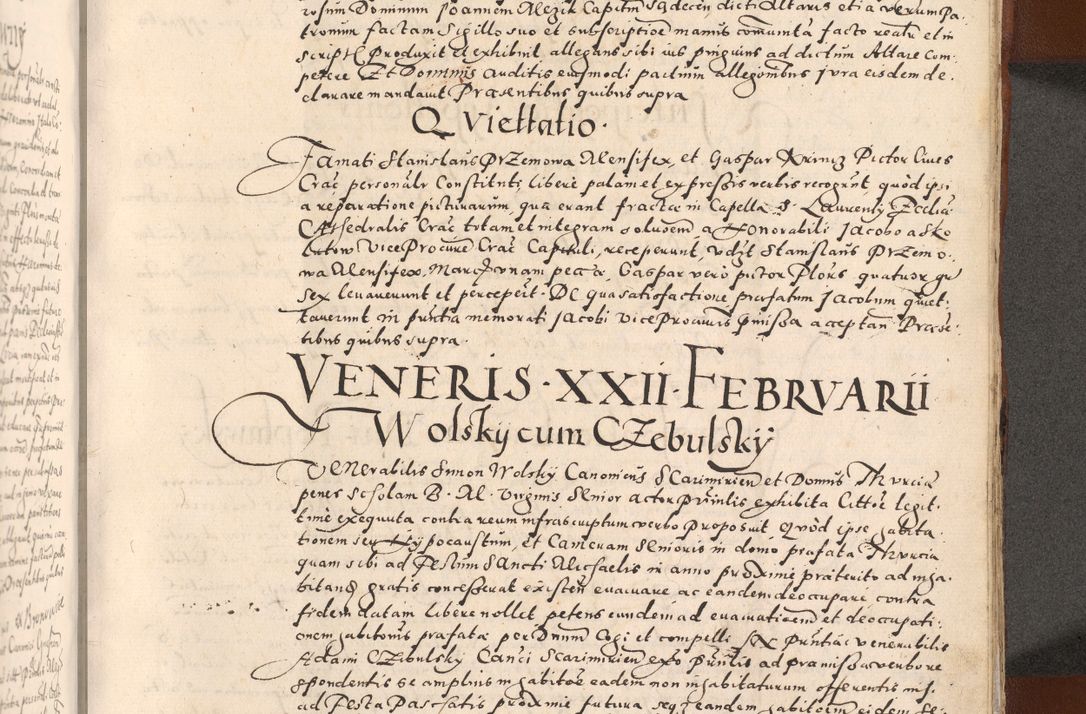 Zdjęcie nr 615 dla obiektu archiwalnego: [Liber actorum, vicariatus et officialatus Cracoviensis ad annum Domini 1574 et seqventes]