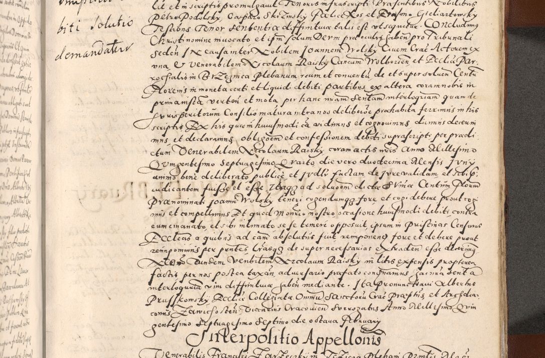 Zdjęcie nr 611 dla obiektu archiwalnego: [Liber actorum, vicariatus et officialatus Cracoviensis ad annum Domini 1574 et seqventes]