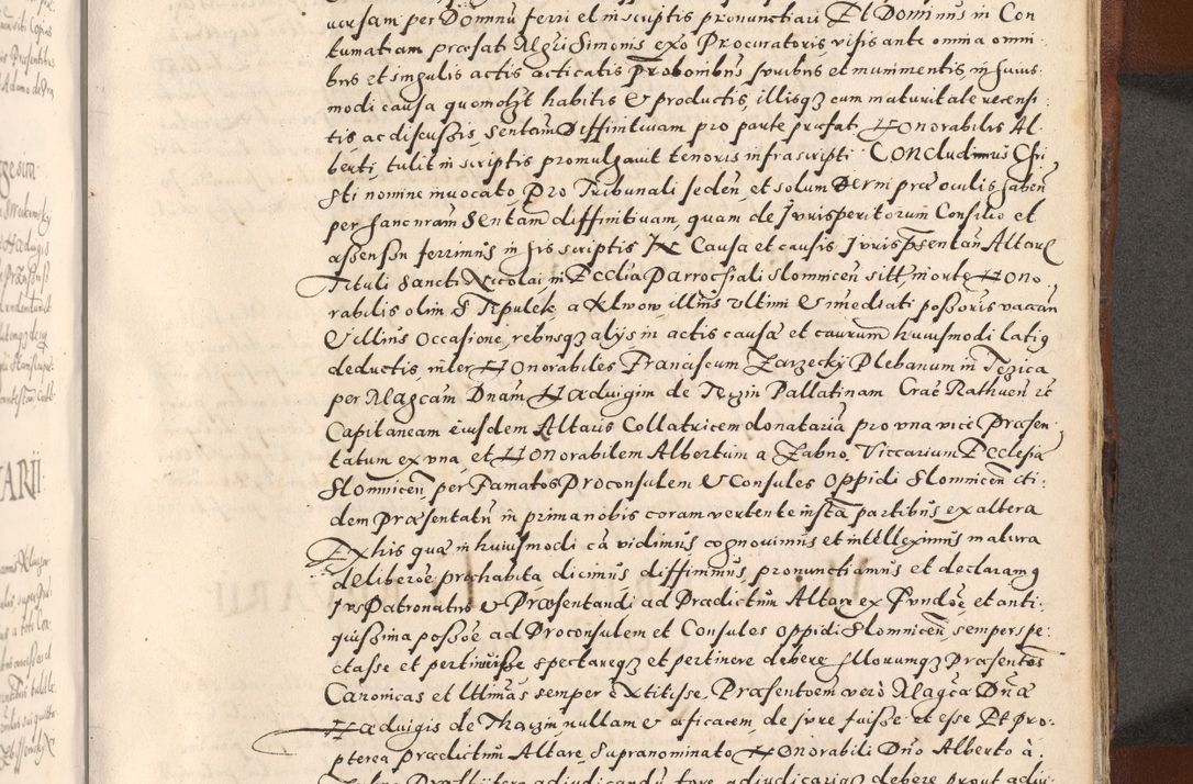 Zdjęcie nr 597 dla obiektu archiwalnego: [Liber actorum, vicariatus et officialatus Cracoviensis ad annum Domini 1574 et seqventes]
