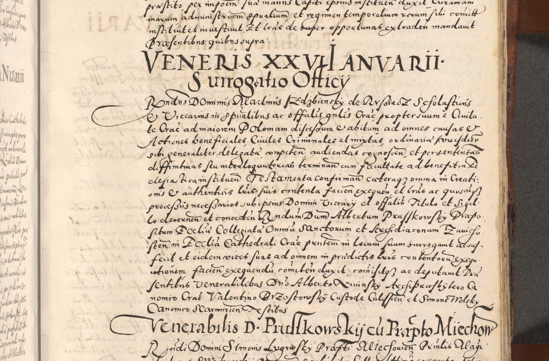 Zdjęcie nr 593 dla obiektu archiwalnego: [Liber actorum, vicariatus et officialatus Cracoviensis ad annum Domini 1574 et seqventes]