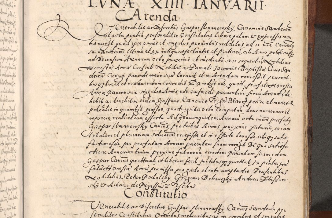 Zdjęcie nr 587 dla obiektu archiwalnego: [Liber actorum, vicariatus et officialatus Cracoviensis ad annum Domini 1574 et seqventes]