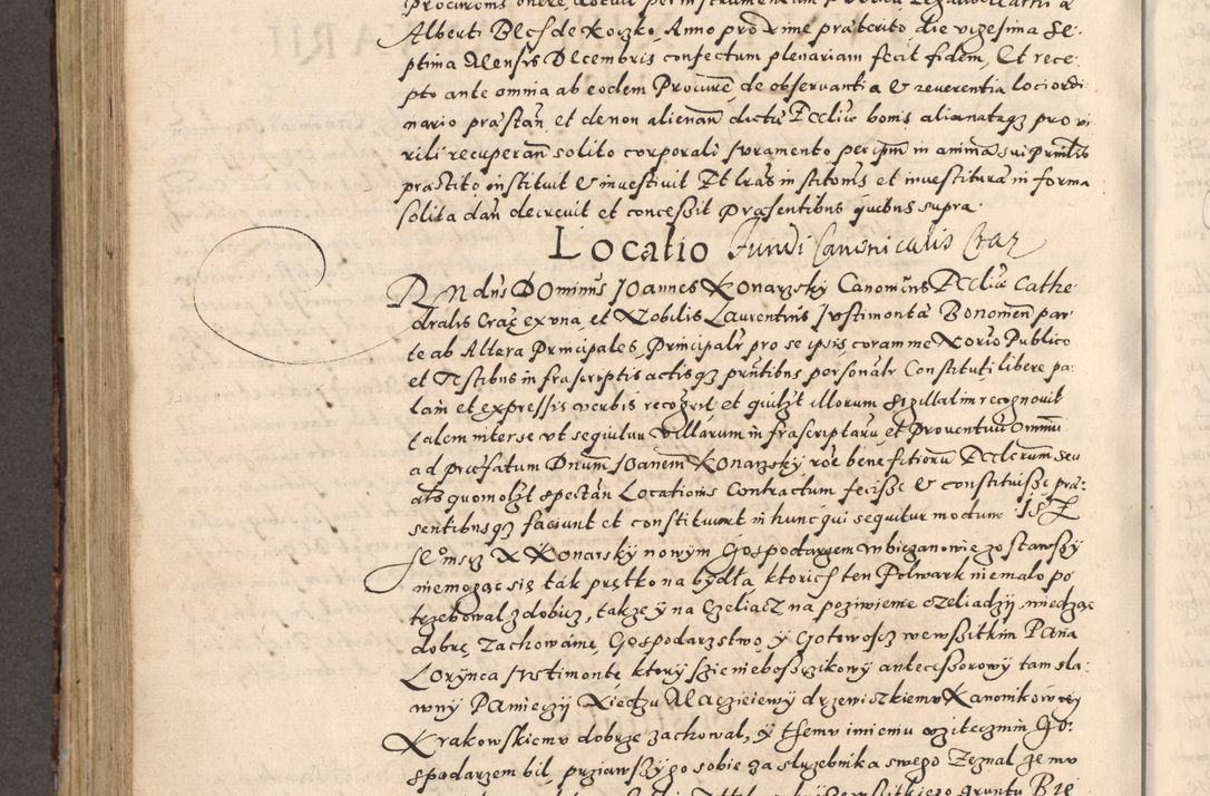 Zdjęcie nr 588 dla obiektu archiwalnego: [Liber actorum, vicariatus et officialatus Cracoviensis ad annum Domini 1574 et seqventes]