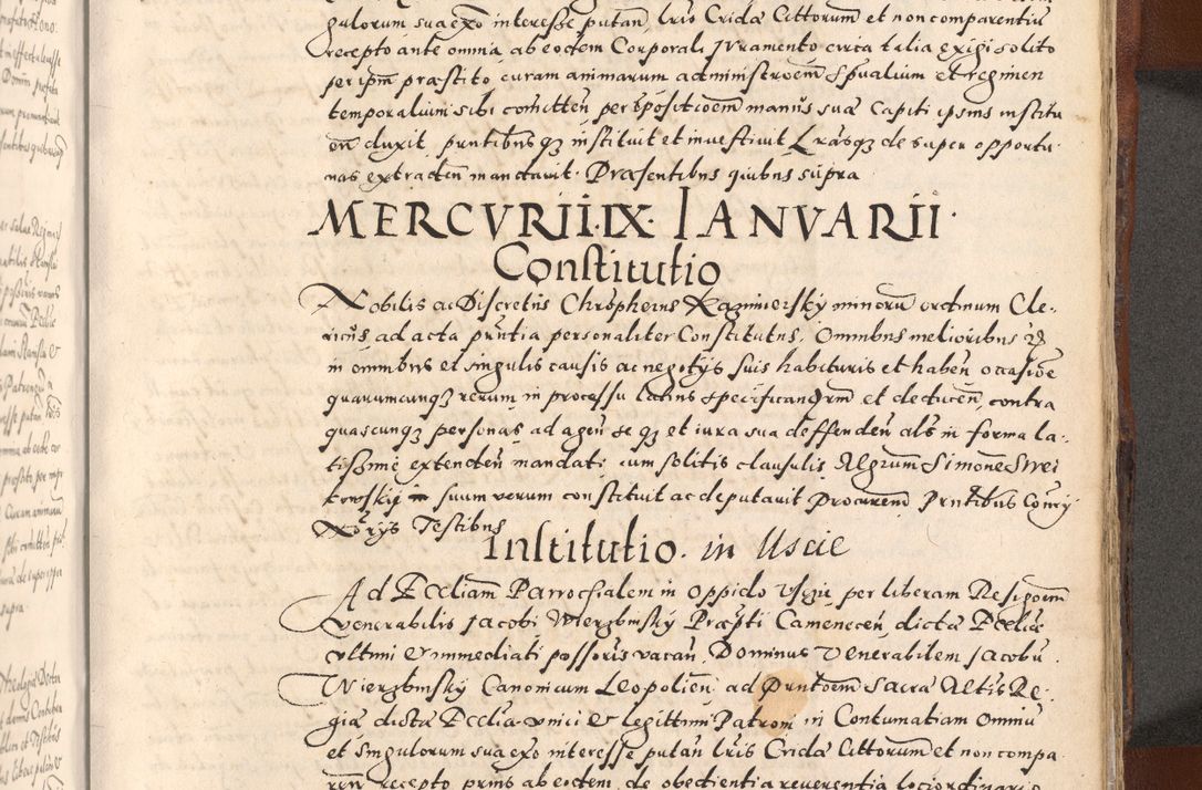 Zdjęcie nr 585 dla obiektu archiwalnego: [Liber actorum, vicariatus et officialatus Cracoviensis ad annum Domini 1574 et seqventes]