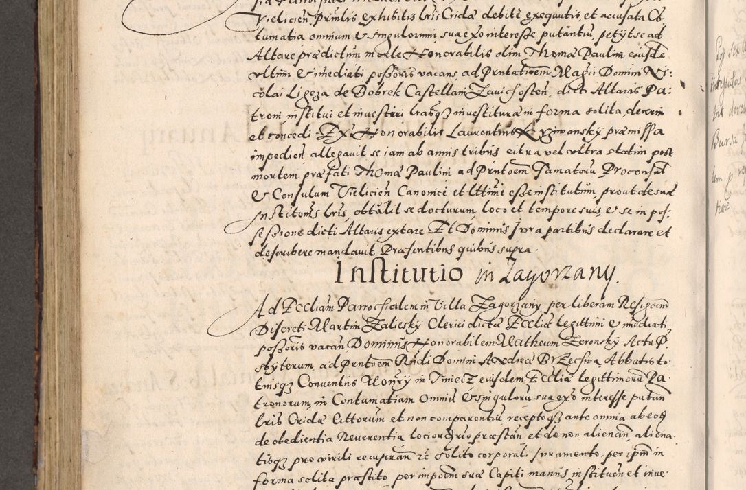 Zdjęcie nr 582 dla obiektu archiwalnego: [Liber actorum, vicariatus et officialatus Cracoviensis ad annum Domini 1574 et seqventes]