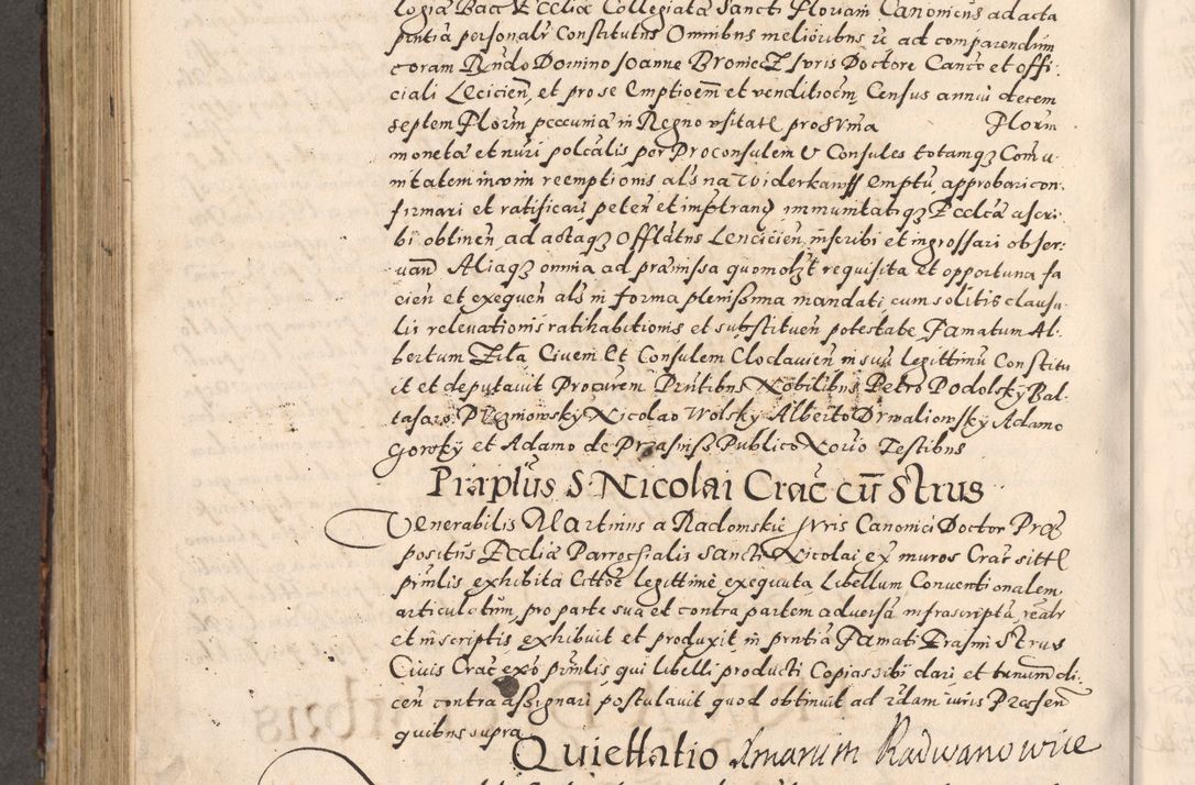 Zdjęcie nr 568 dla obiektu archiwalnego: [Liber actorum, vicariatus et officialatus Cracoviensis ad annum Domini 1574 et seqventes]