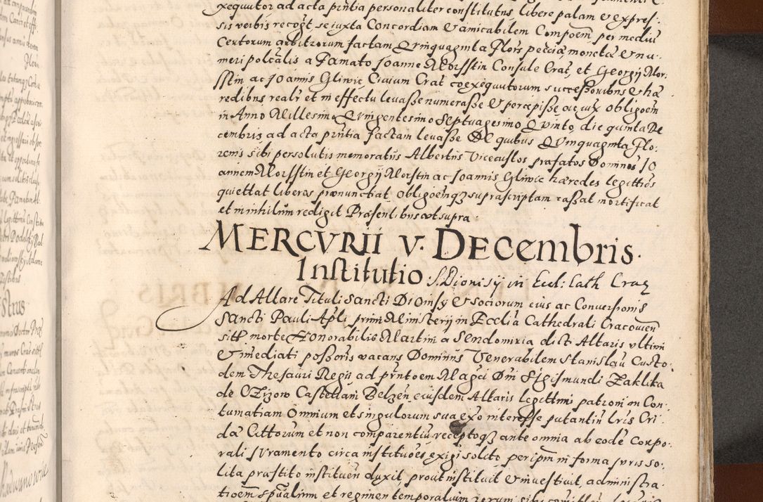 Zdjęcie nr 569 dla obiektu archiwalnego: [Liber actorum, vicariatus et officialatus Cracoviensis ad annum Domini 1574 et seqventes]