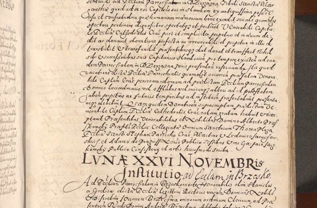 Zdjęcie nr 565 dla obiektu archiwalnego: [Liber actorum, vicariatus et officialatus Cracoviensis ad annum Domini 1574 et seqventes]