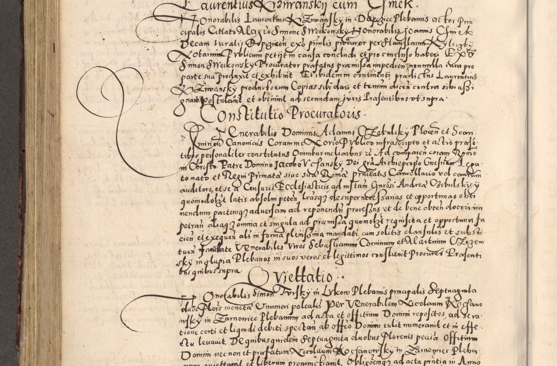 Zdjęcie nr 558 dla obiektu archiwalnego: [Liber actorum, vicariatus et officialatus Cracoviensis ad annum Domini 1574 et seqventes]