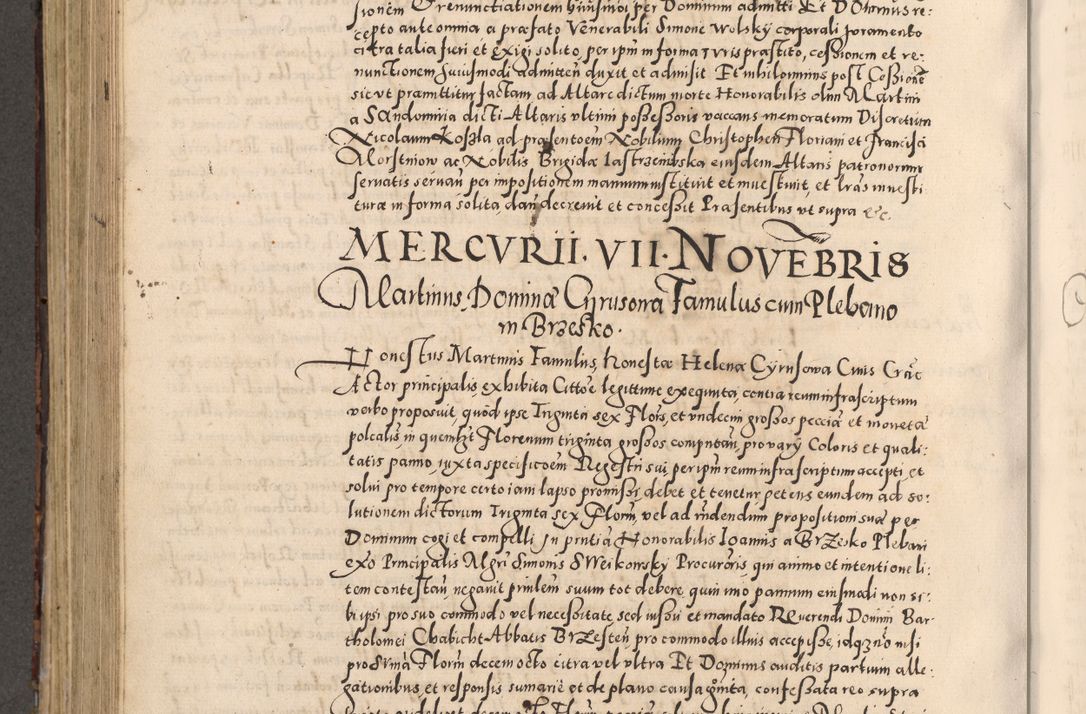 Zdjęcie nr 554 dla obiektu archiwalnego: [Liber actorum, vicariatus et officialatus Cracoviensis ad annum Domini 1574 et seqventes]