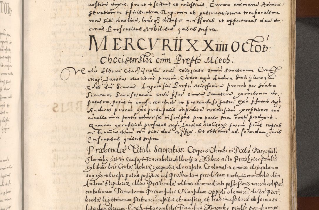 Zdjęcie nr 551 dla obiektu archiwalnego: [Liber actorum, vicariatus et officialatus Cracoviensis ad annum Domini 1574 et seqventes]
