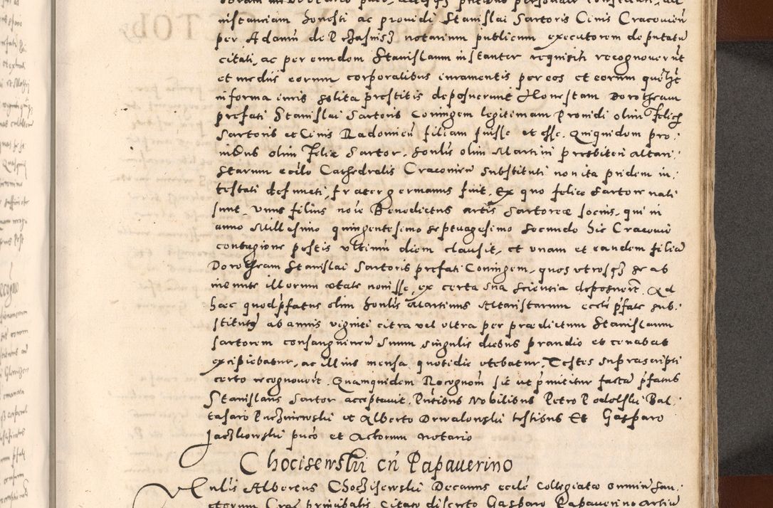 Zdjęcie nr 549 dla obiektu archiwalnego: [Liber actorum, vicariatus et officialatus Cracoviensis ad annum Domini 1574 et seqventes]