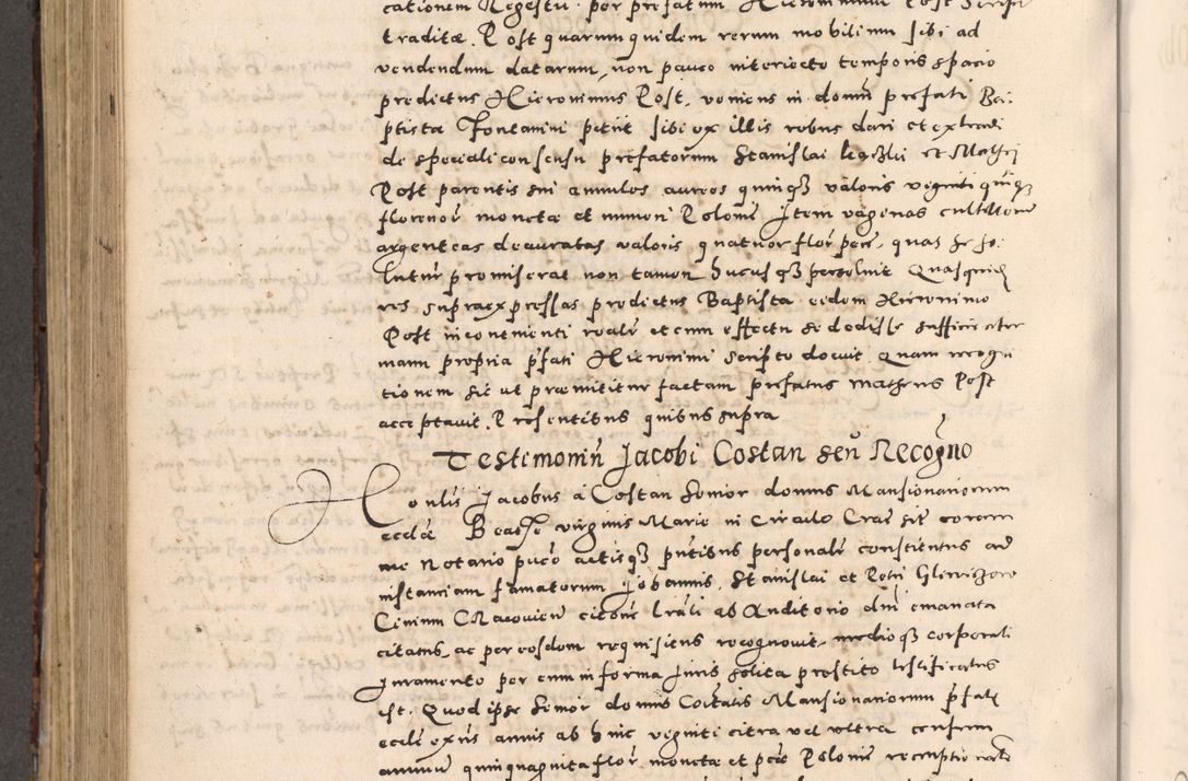 Zdjęcie nr 548 dla obiektu archiwalnego: [Liber actorum, vicariatus et officialatus Cracoviensis ad annum Domini 1574 et seqventes]