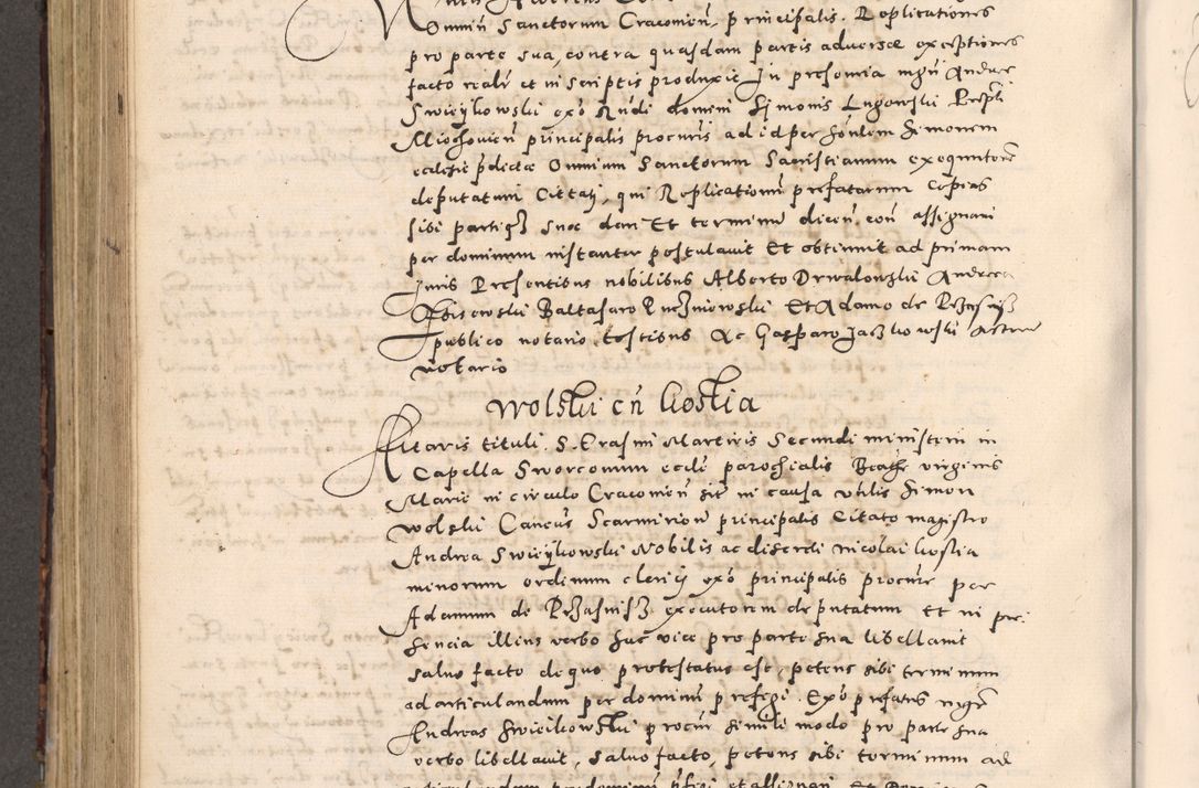 Zdjęcie nr 542 dla obiektu archiwalnego: [Liber actorum, vicariatus et officialatus Cracoviensis ad annum Domini 1574 et seqventes]