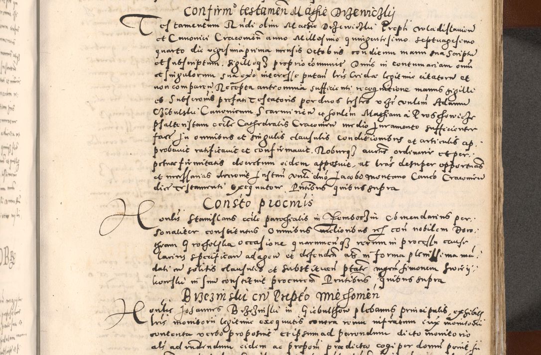 Zdjęcie nr 537 dla obiektu archiwalnego: [Liber actorum, vicariatus et officialatus Cracoviensis ad annum Domini 1574 et seqventes]