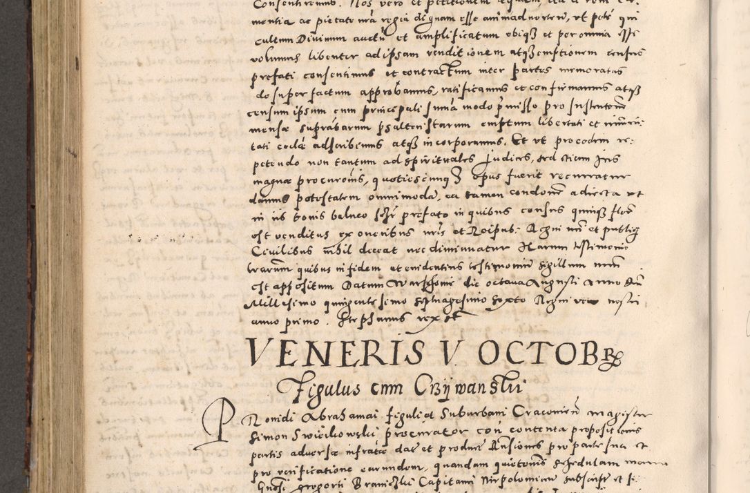 Zdjęcie nr 536 dla obiektu archiwalnego: [Liber actorum, vicariatus et officialatus Cracoviensis ad annum Domini 1574 et seqventes]