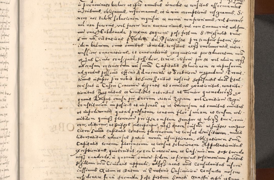 Zdjęcie nr 535 dla obiektu archiwalnego: [Liber actorum, vicariatus et officialatus Cracoviensis ad annum Domini 1574 et seqventes]