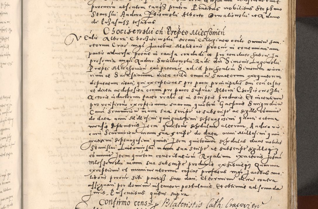 Zdjęcie nr 533 dla obiektu archiwalnego: [Liber actorum, vicariatus et officialatus Cracoviensis ad annum Domini 1574 et seqventes]