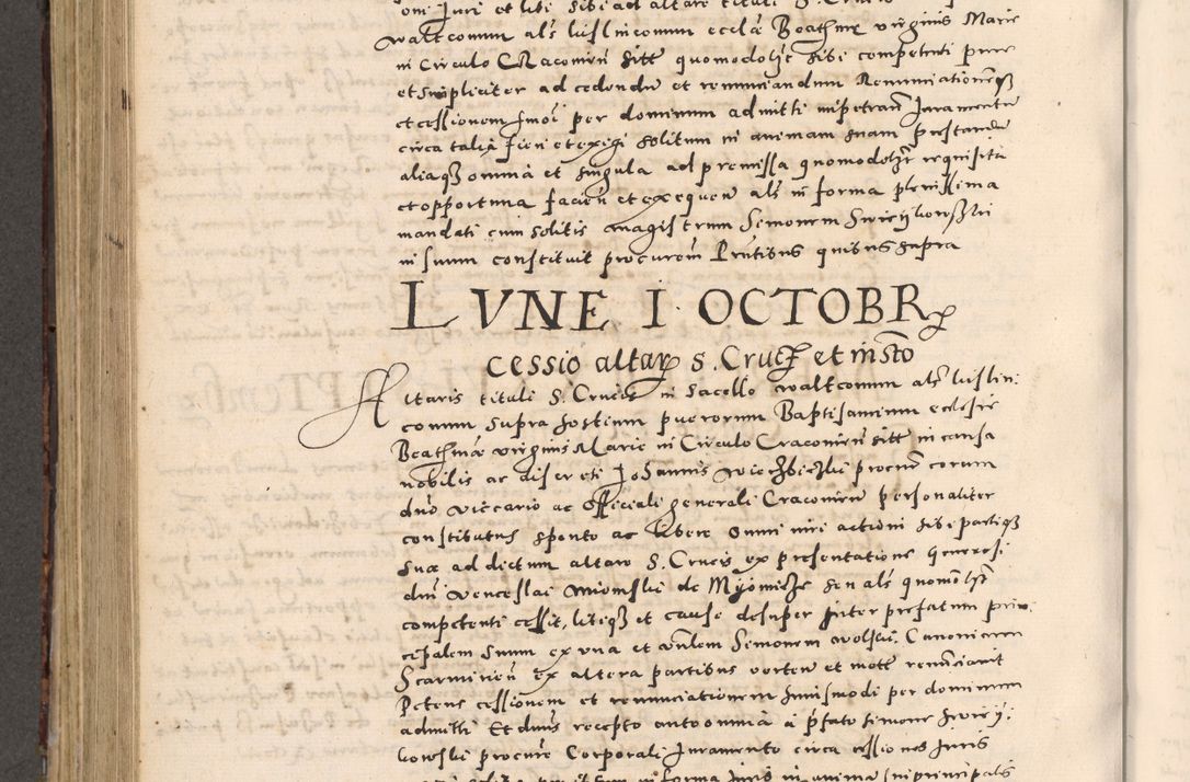 Zdjęcie nr 530 dla obiektu archiwalnego: [Liber actorum, vicariatus et officialatus Cracoviensis ad annum Domini 1574 et seqventes]