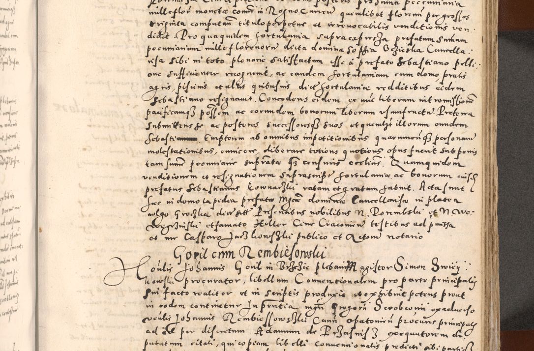 Zdjęcie nr 525 dla obiektu archiwalnego: [Liber actorum, vicariatus et officialatus Cracoviensis ad annum Domini 1574 et seqventes]