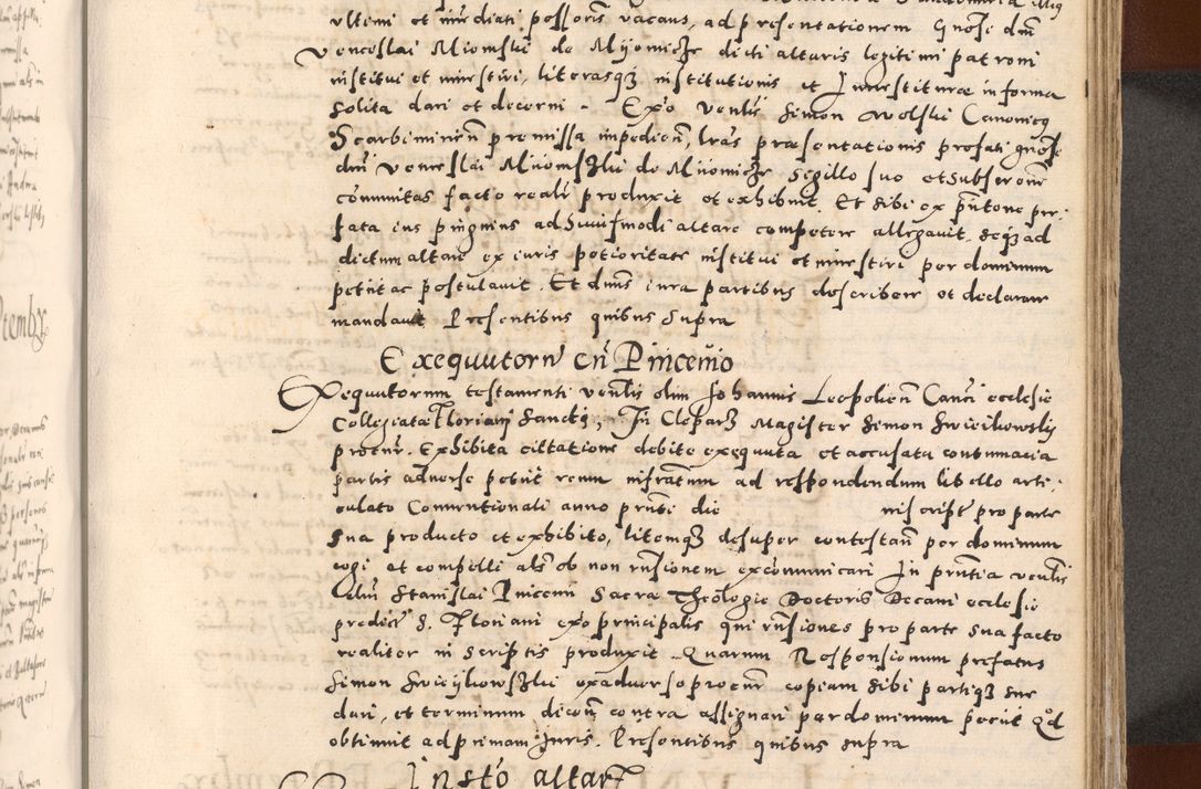 Zdjęcie nr 523 dla obiektu archiwalnego: [Liber actorum, vicariatus et officialatus Cracoviensis ad annum Domini 1574 et seqventes]