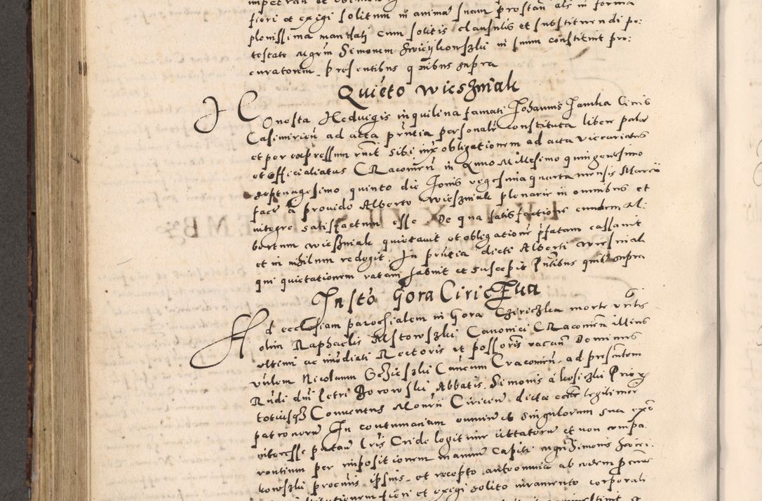 Zdjęcie nr 520 dla obiektu archiwalnego: [Liber actorum, vicariatus et officialatus Cracoviensis ad annum Domini 1574 et seqventes]
