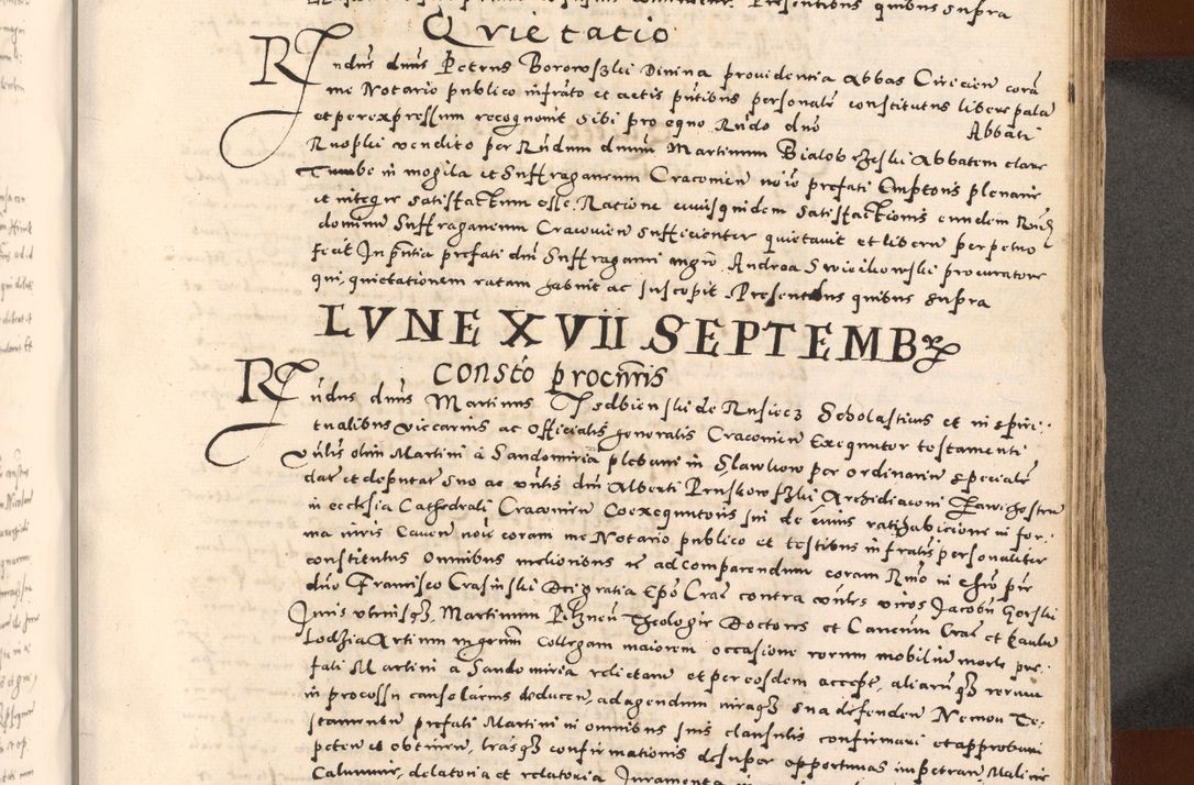 Zdjęcie nr 519 dla obiektu archiwalnego: [Liber actorum, vicariatus et officialatus Cracoviensis ad annum Domini 1574 et seqventes]