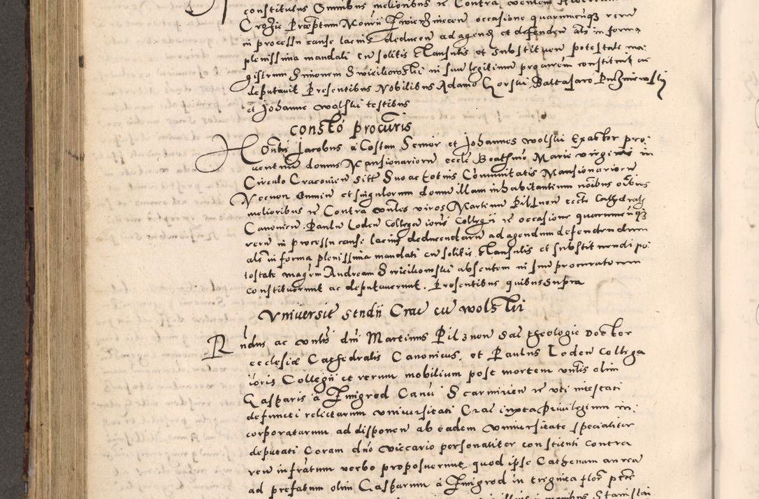 Zdjęcie nr 508 dla obiektu archiwalnego: [Liber actorum, vicariatus et officialatus Cracoviensis ad annum Domini 1574 et seqventes]