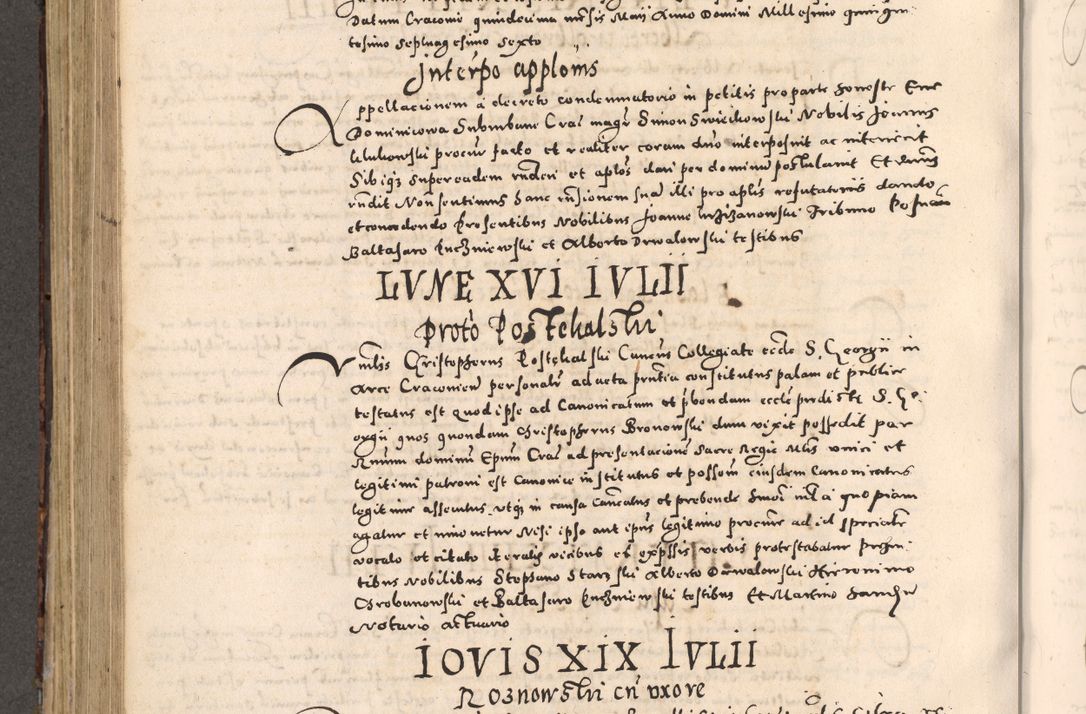 Zdjęcie nr 496 dla obiektu archiwalnego: [Liber actorum, vicariatus et officialatus Cracoviensis ad annum Domini 1574 et seqventes]