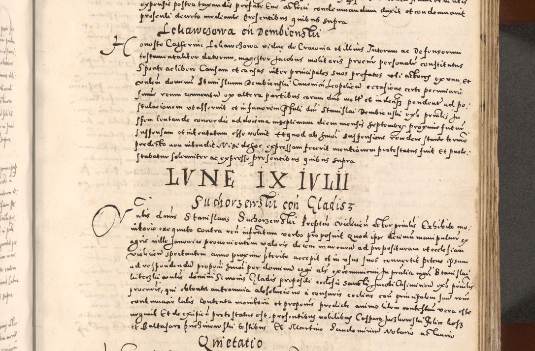 Zdjęcie nr 493 dla obiektu archiwalnego: [Liber actorum, vicariatus et officialatus Cracoviensis ad annum Domini 1574 et seqventes]