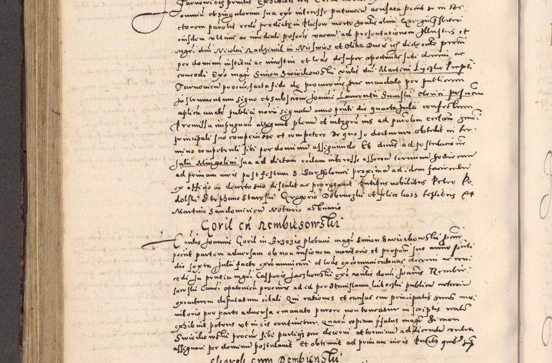 Zdjęcie nr 494 dla obiektu archiwalnego: [Liber actorum, vicariatus et officialatus Cracoviensis ad annum Domini 1574 et seqventes]