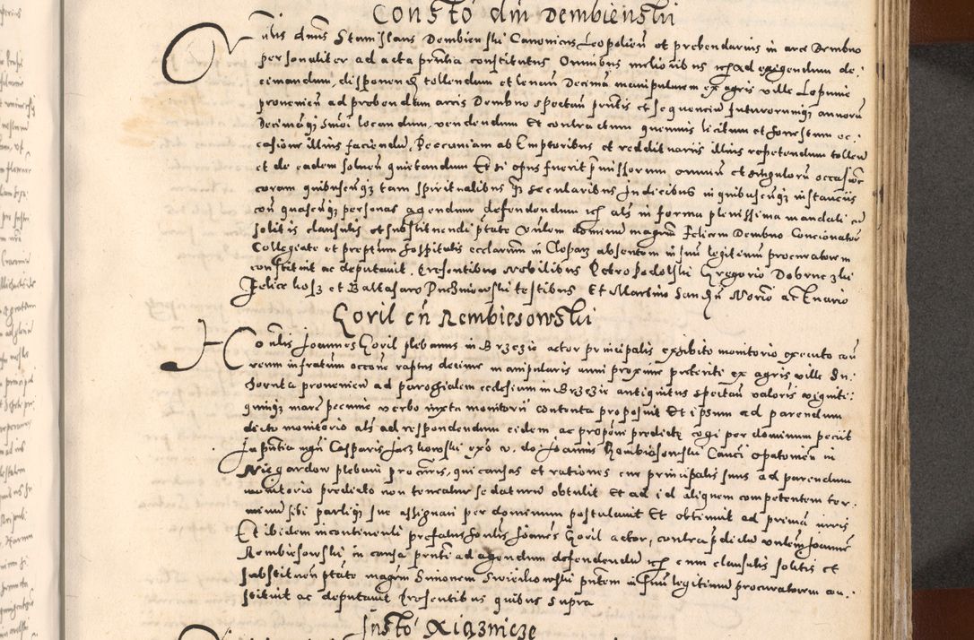 Zdjęcie nr 491 dla obiektu archiwalnego: [Liber actorum, vicariatus et officialatus Cracoviensis ad annum Domini 1574 et seqventes]