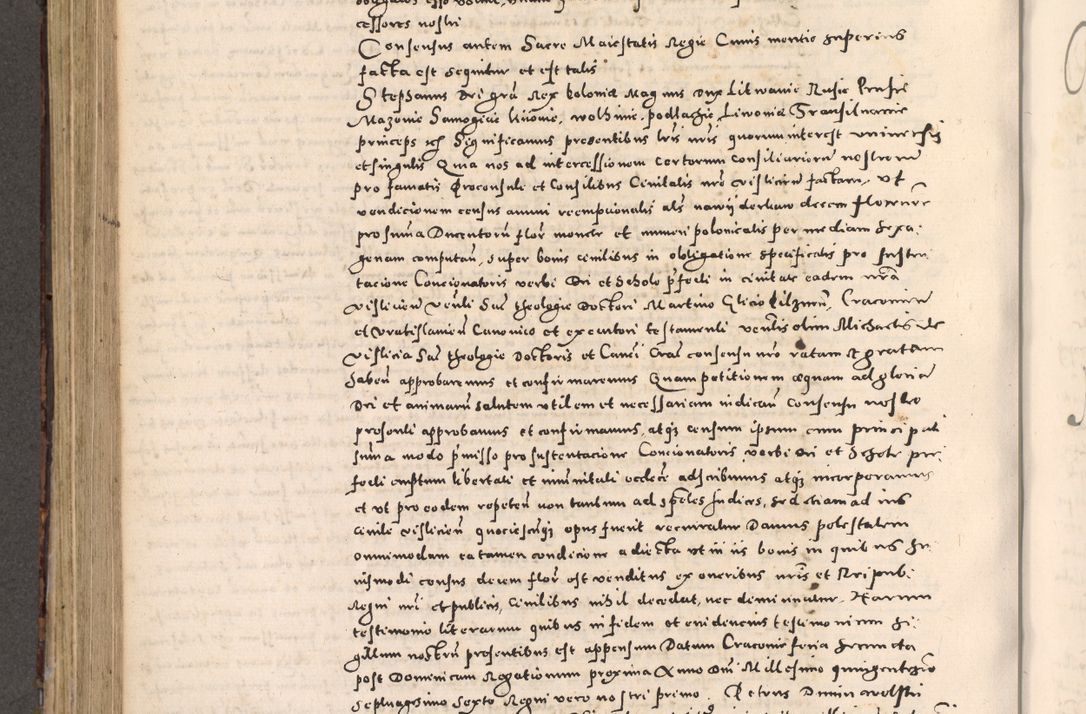 Zdjęcie nr 490 dla obiektu archiwalnego: [Liber actorum, vicariatus et officialatus Cracoviensis ad annum Domini 1574 et seqventes]