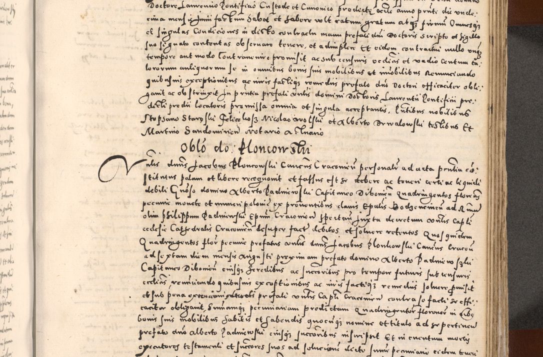 Zdjęcie nr 487 dla obiektu archiwalnego: [Liber actorum, vicariatus et officialatus Cracoviensis ad annum Domini 1574 et seqventes]