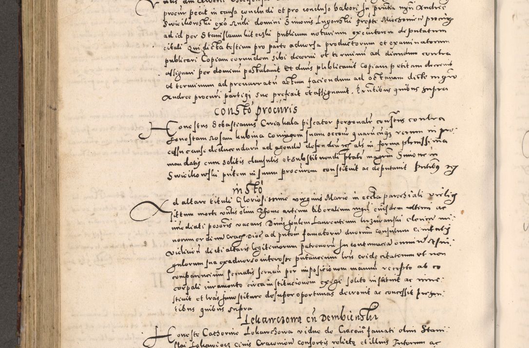 Zdjęcie nr 484 dla obiektu archiwalnego: [Liber actorum, vicariatus et officialatus Cracoviensis ad annum Domini 1574 et seqventes]