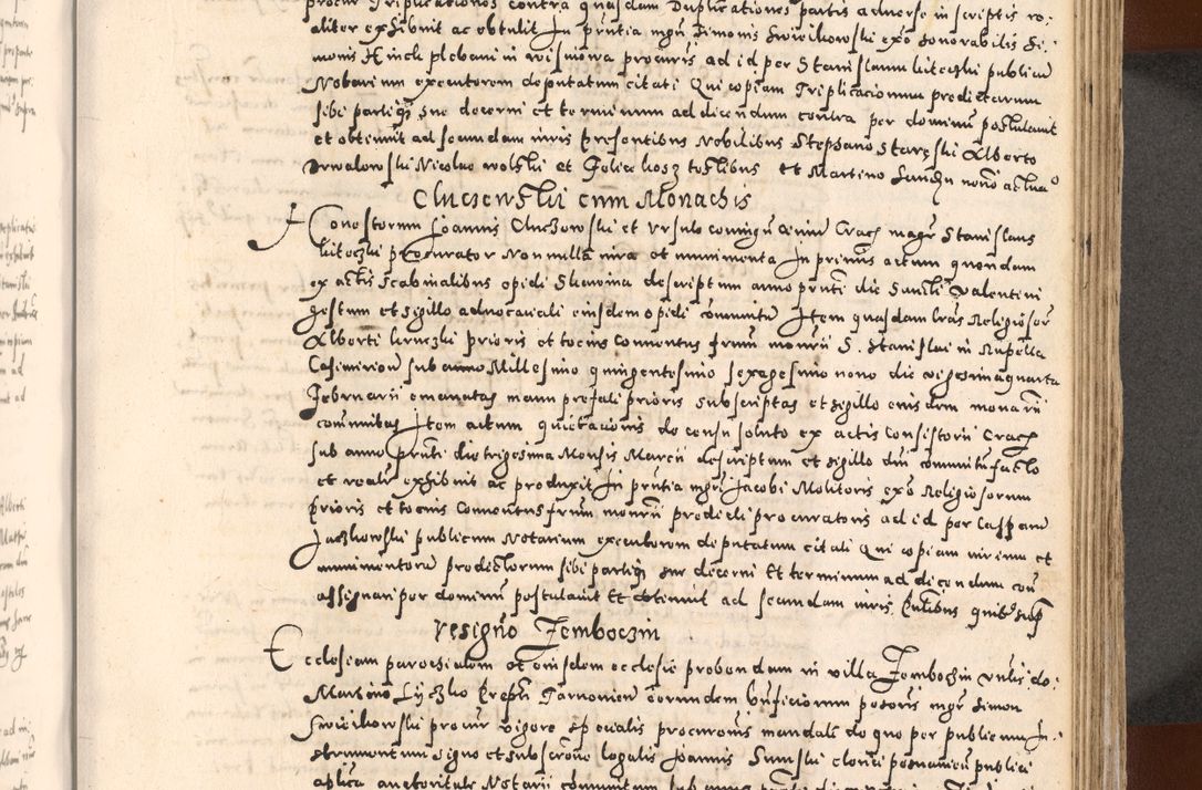 Zdjęcie nr 479 dla obiektu archiwalnego: [Liber actorum, vicariatus et officialatus Cracoviensis ad annum Domini 1574 et seqventes]