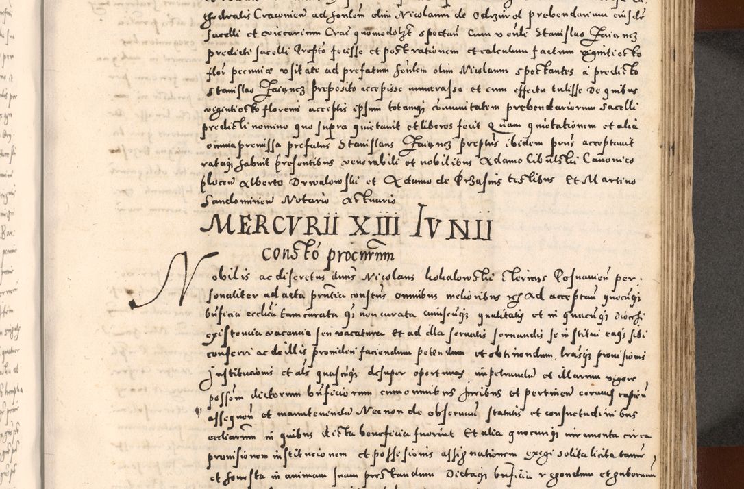 Zdjęcie nr 469 dla obiektu archiwalnego: [Liber actorum, vicariatus et officialatus Cracoviensis ad annum Domini 1574 et seqventes]