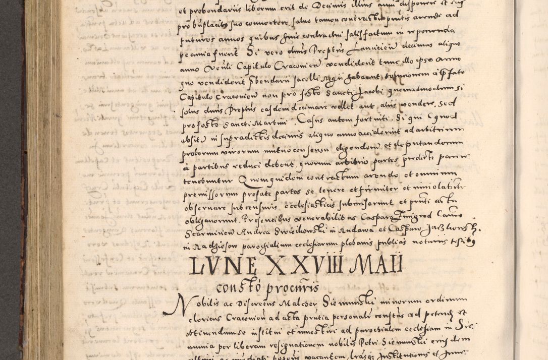 Zdjęcie nr 454 dla obiektu archiwalnego: [Liber actorum, vicariatus et officialatus Cracoviensis ad annum Domini 1574 et seqventes]